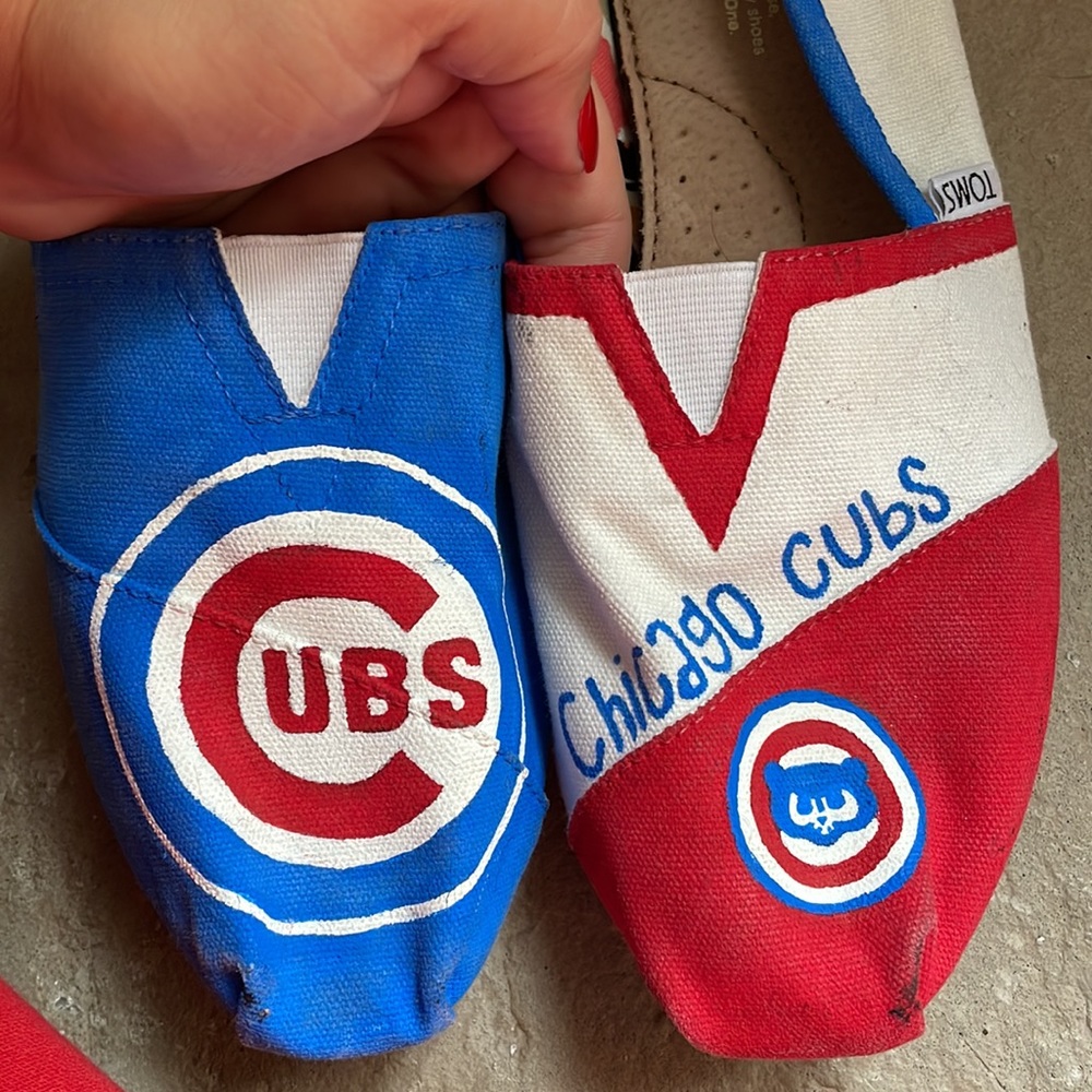 MLB TOMS Chicago cubs custom made